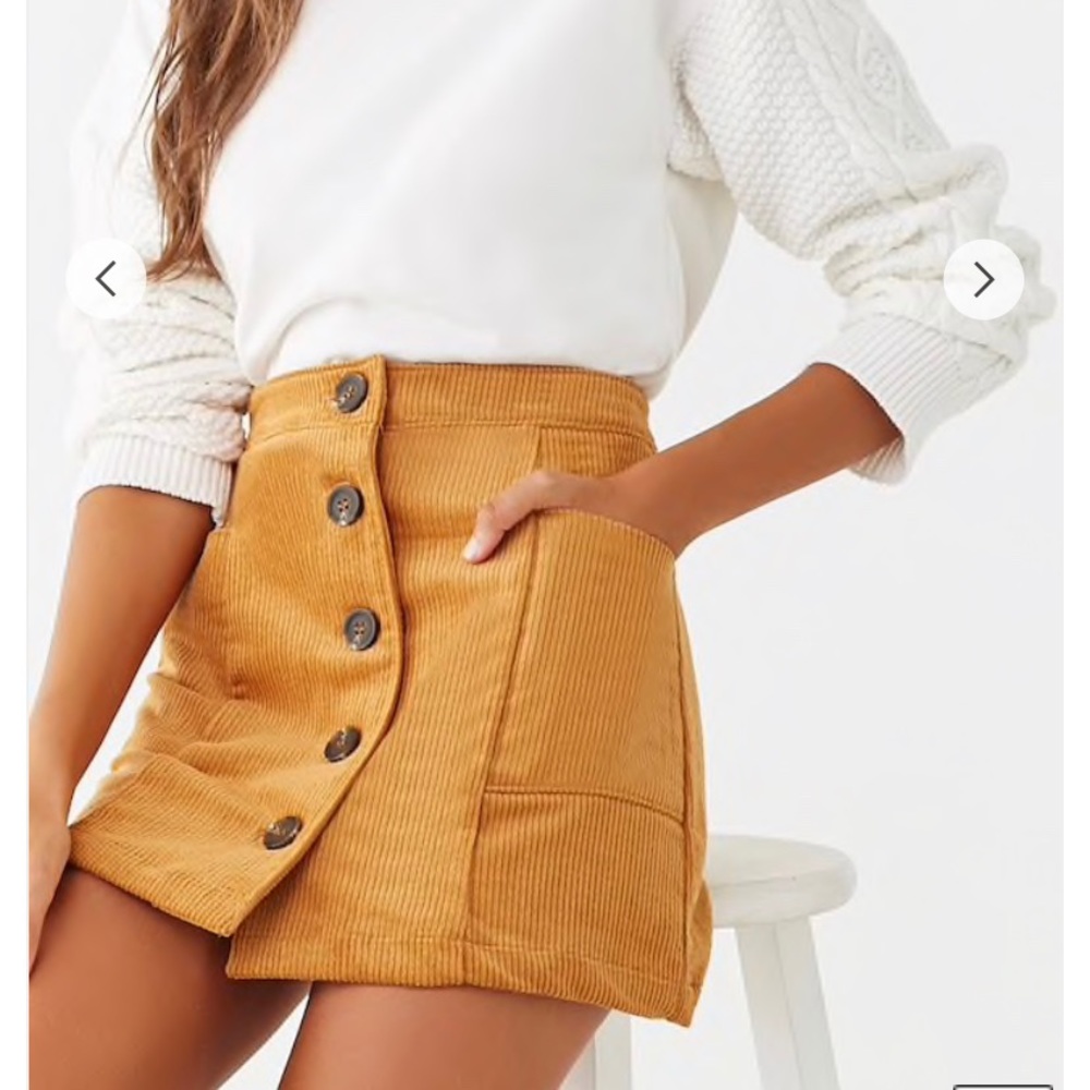 Corduroy skirt